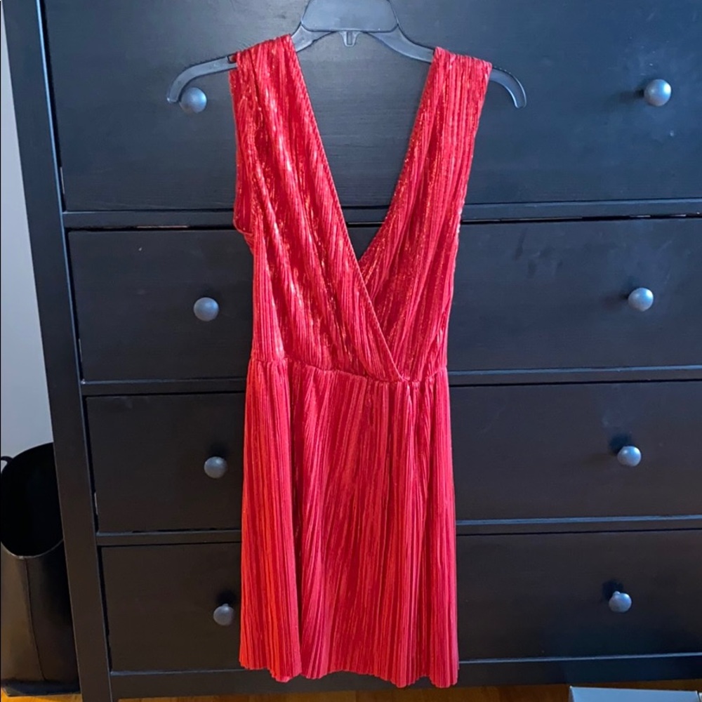 Red dress